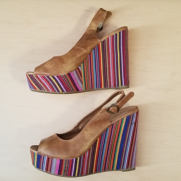 Madden Girl Shoes - MADDEN GIRL Women's Wedges Size 8.5